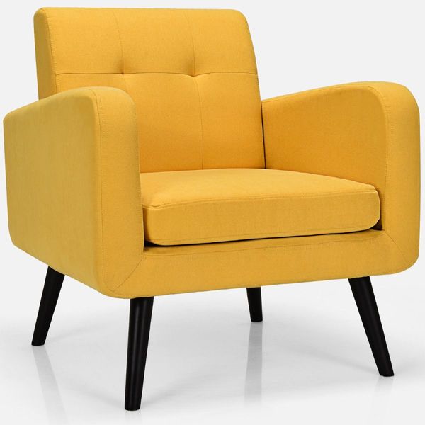 Mid Century Modern Upholstered Accent Chair