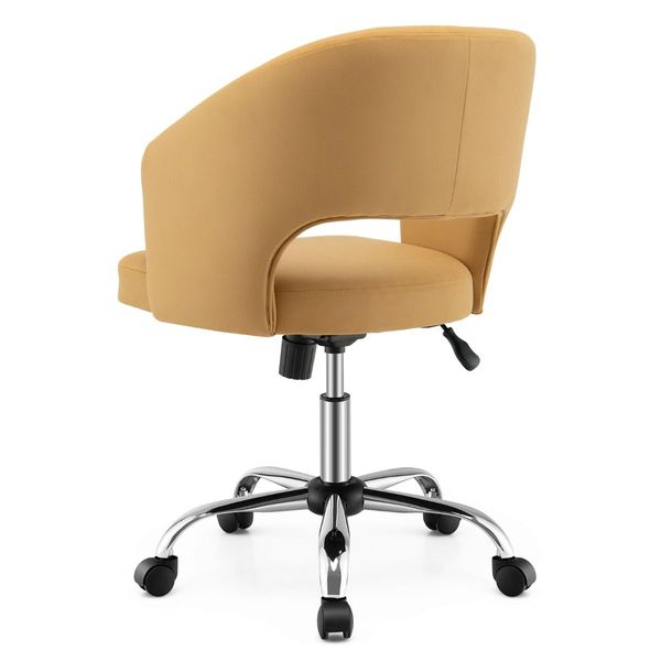 Modern Swivel Mid Back Home Office leisure Chair with Adjustable Height