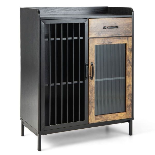 Industrial Kitchen Buffet SideboardStorage Cabinet for Dining Room, Living Room