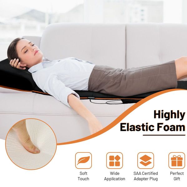 Heating Massage Mat with 8 Vibration Motors for Home and Office