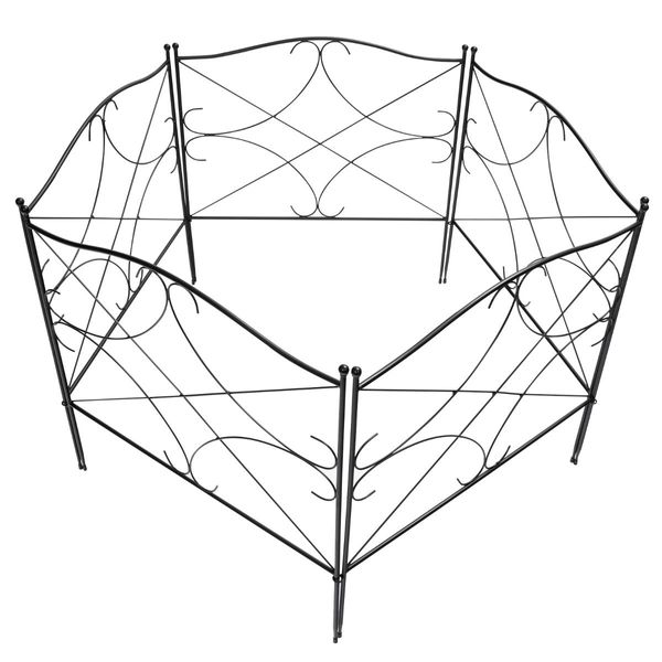 5-Panel Folding Wire Fence with Interlocking Design