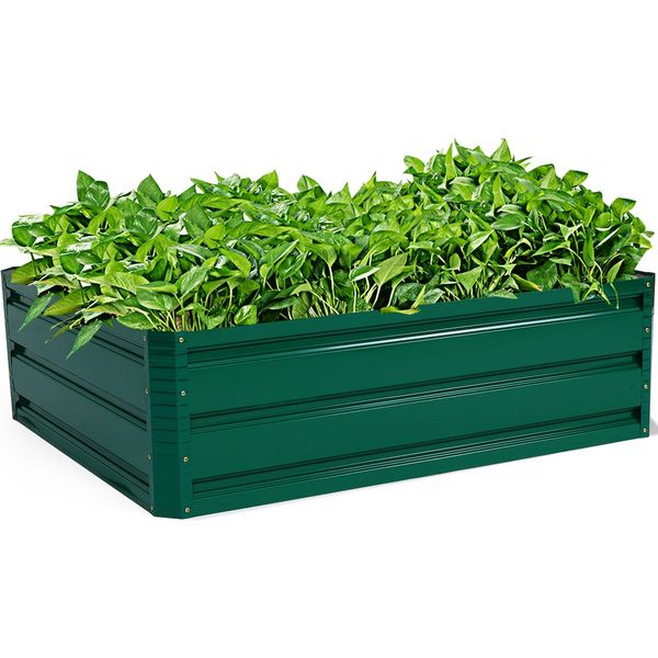 Outdoor Steel Raised Garden Bed for Flowers