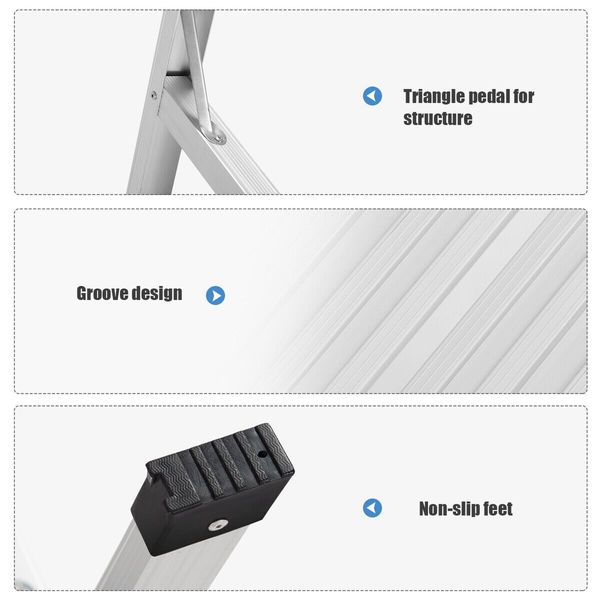 Aluminium Folding Hop Up Work Platform with Safety Locks