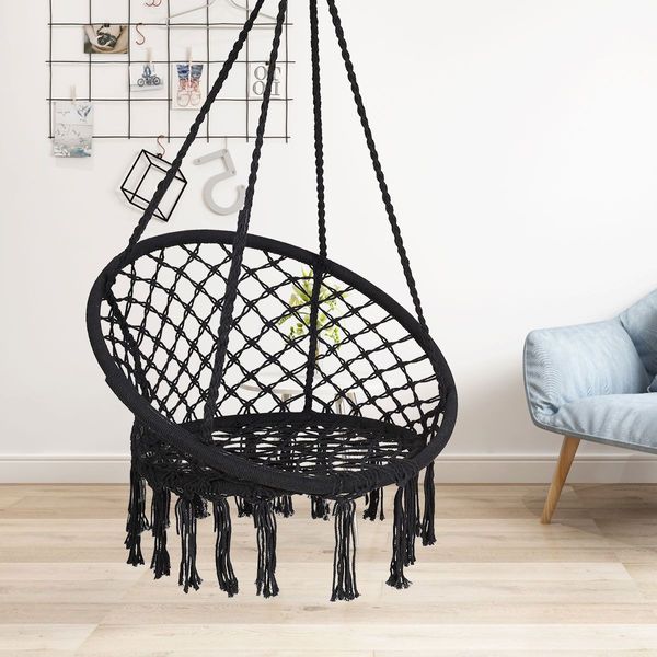 Macrame Hammock Swing Chair for Relax (without Metal Stand)