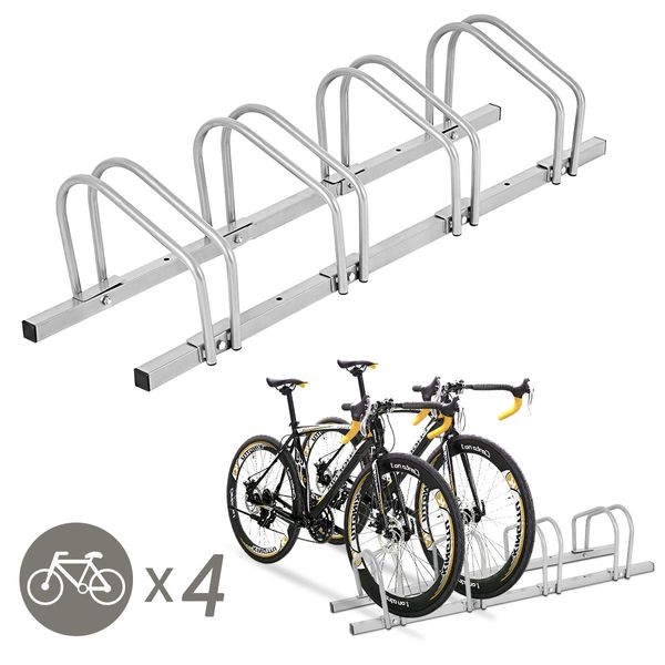 4 Bike Stand Rack Bicycle Storage