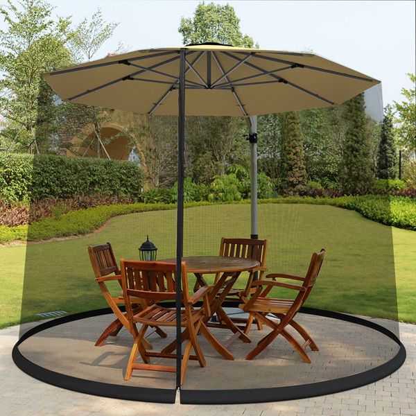 2.7-3m Outdoor Umbrella Mesh Screen Cover