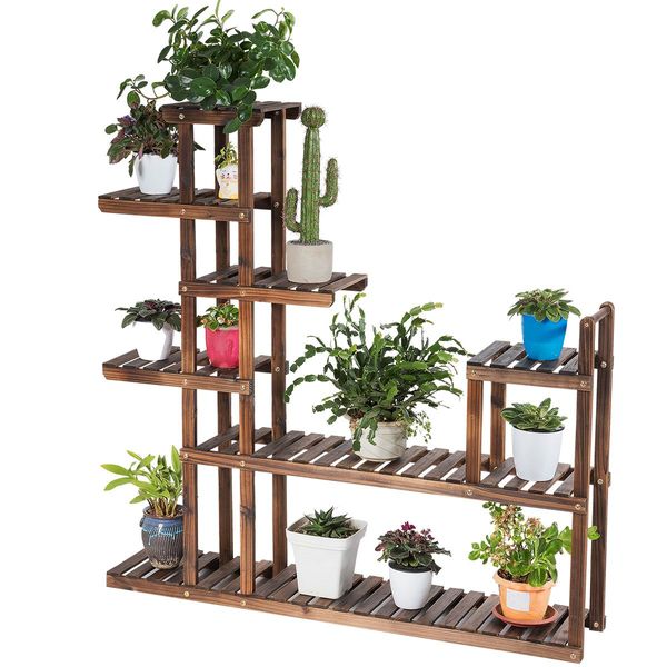 Multifunctional 7-Level Plant Stand for Balcony, Garden, Living Room