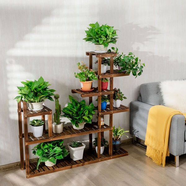 Multifunctional 7-Level Plant Stand for Balcony, Garden, Living Room