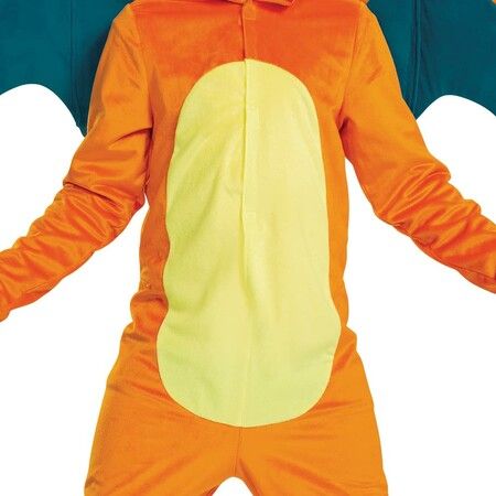 Halloween Kid Jumpsuit Halloween Party Animal Pokemon Charizard Deluxe Costume for Height 130cm