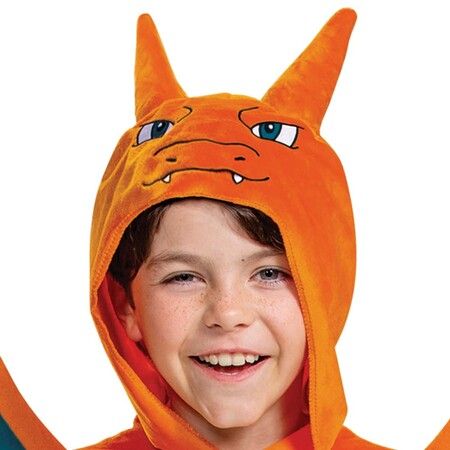 Halloween Kid Jumpsuit Halloween Party Animal Pokemon Charizard Deluxe Costume for Height 130cm