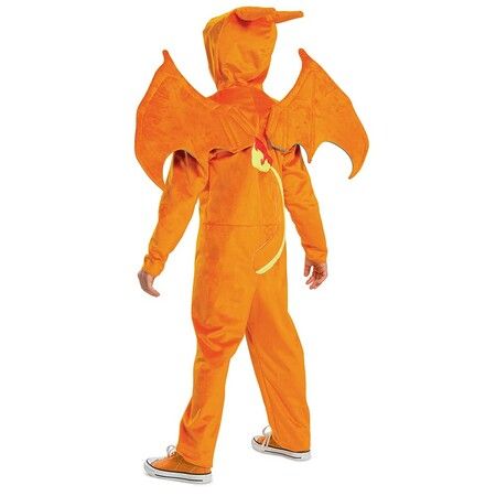 Halloween Kid Jumpsuit Halloween Party Animal Pokemon Charizard Deluxe Costume for Height 130cm