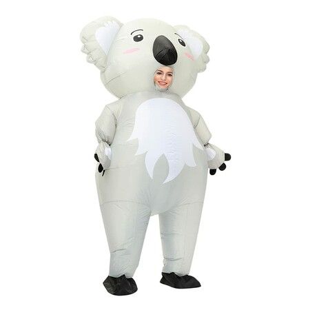 Inflatable Koala Costume Funny Blow up Costume Cosplay Party Christmas Halloween Costume for Adult and Kid