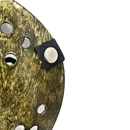 Jason Mask, Friday the 13th Halloween Cosplay Mask Masquerade Horror Mask Christmas with Adjustable Straps Dark Gold