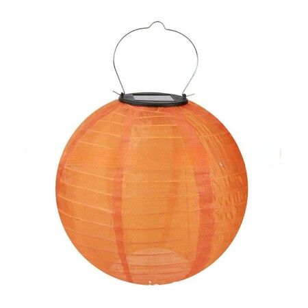 6 Pack 30cm Led Solar Cloth Asian Lantern Waterproof Spring Festival Hanging Lamp Outdoor Garden Solar Led Light Lantern