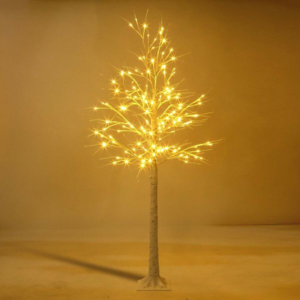 180cm LED Birch Tree Lights Christmas Decoration Fairy Twig Branch Table Lamp 156 LED Bulbs Xmas Outdoor Home Wedding Holiday Display Warm White