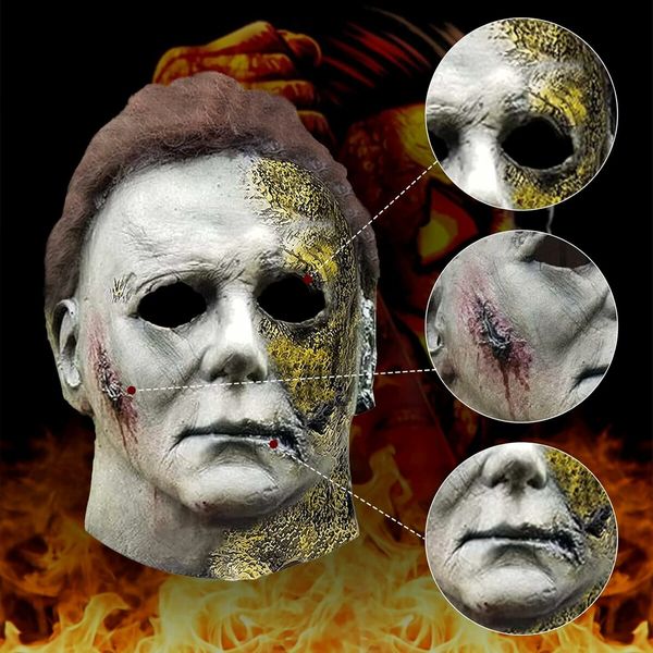 Michael Myers Mask Halloween Scary Cosplay Latex halloween mask