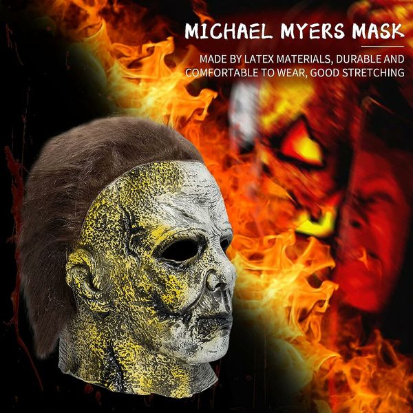 Michael Myers Mask Halloween Scary Cosplay Latex halloween mask