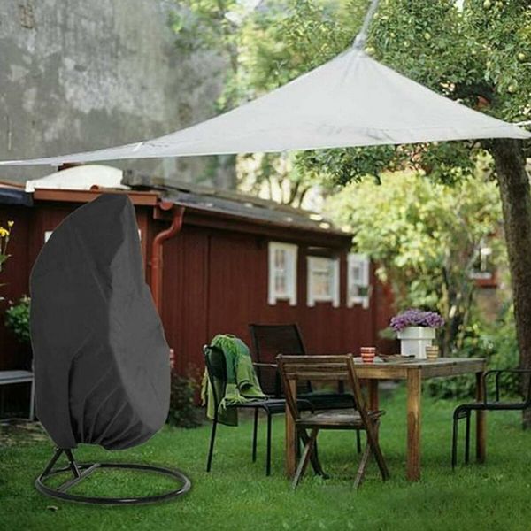 Egg Chair Cover, Large Outdoor Garden Patio Hanging Chair Cover 230x200cm, Waterproof 210D Oxford Fabric Hanging Swing Seat Cover