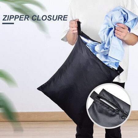 2pcs Wet Bags, Waterproof Dry Bags, Machine Washable, Reusable for Travel, Beach 16 x 20 Inch (Sweat Mood Booster)