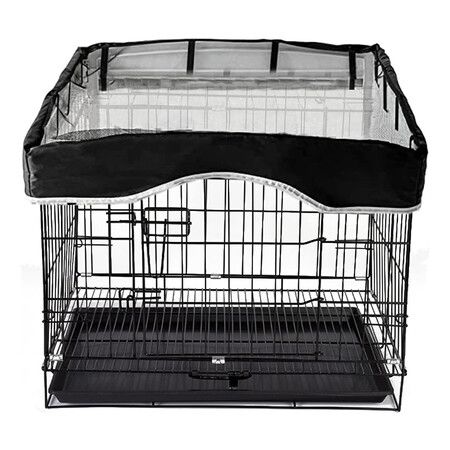 Dog Pen Cover Pet Playpen Cover, Dog Sun Proof Top Cover Fits All Pet Pen 36 Inch 4 Panels (Playpen Not Include)