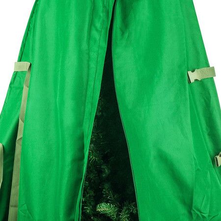 Christmas Tree Storage Bag Upright Furniture Dust Cover Waterproof Material Large Size Elastic Bandage 76 x 152 cm (Green)