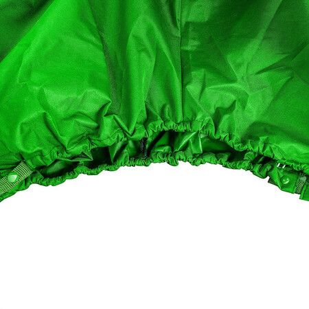 Christmas Tree Storage Bag Upright Furniture Dust Cover Waterproof Material Large Size Elastic Bandage 76 x 152 cm (Green)