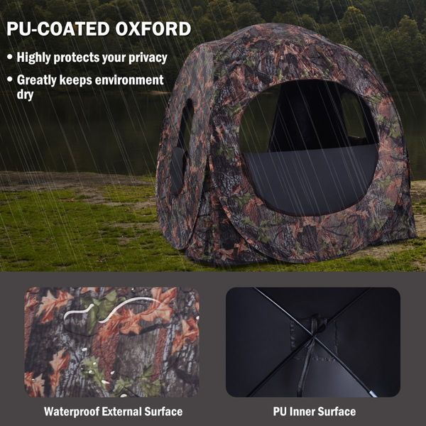 3-Person Pop Up Hunting Blind with Carrying Bag