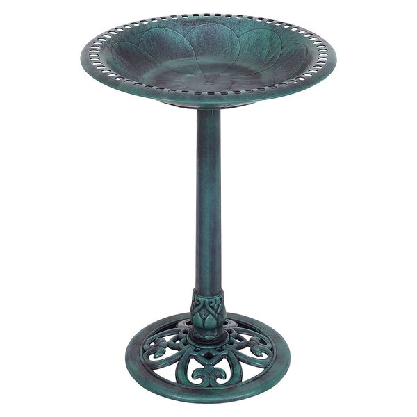 Outdoor Pedestal Bird Feeder Base for Courtyard