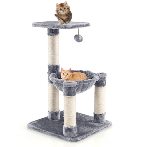 Multi-level Cat Tree with Cosy Hammock for Cats