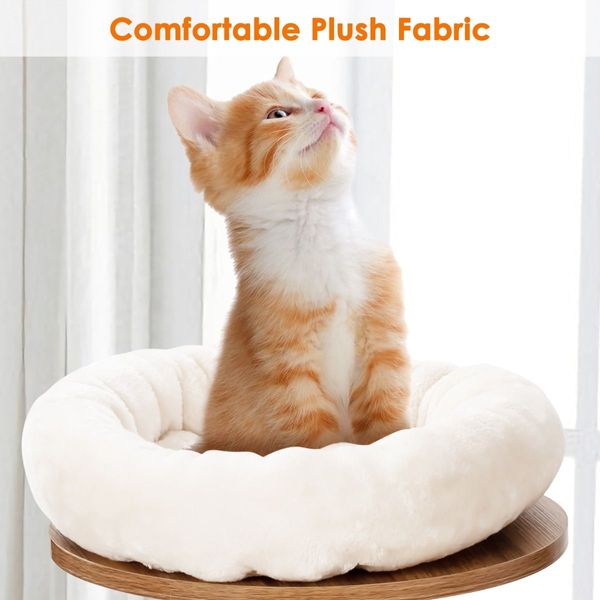 Modern Cat Tower with Platform Scratching Posts for Kittens and Cats