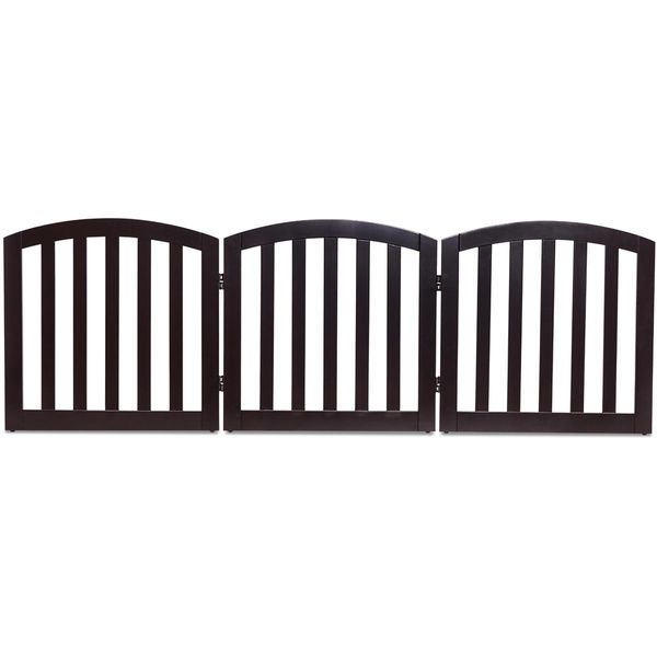 61 cm 3 Panel Configurable Folding Wood Pet Dog Safety Fence