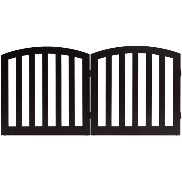 61cm 2 Panel Folding Wooden Dog Gate Extension