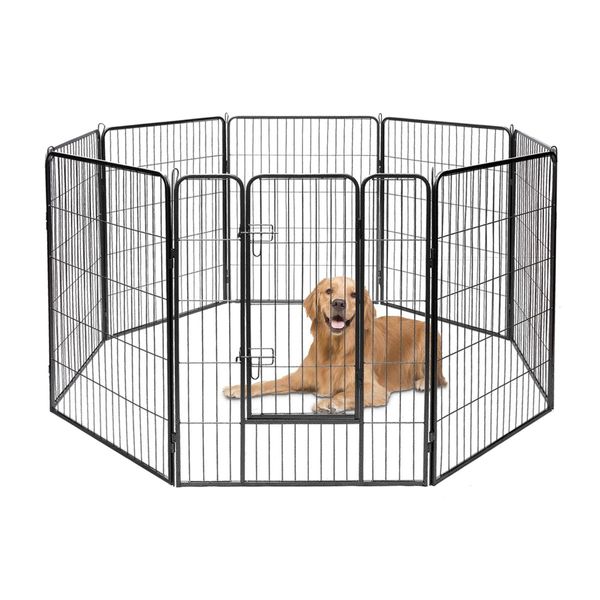 100cm 8 Panel Height Pet Playpen with Anti-Rust Material for Dog/Cat