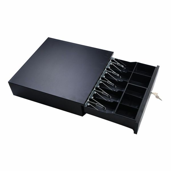 Cash Register Drawer with 3 Removable Coin Trays