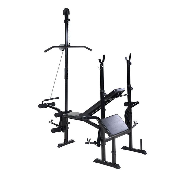 Multifunctional Weight Lifting Bench with Adjustable Height for Exercise