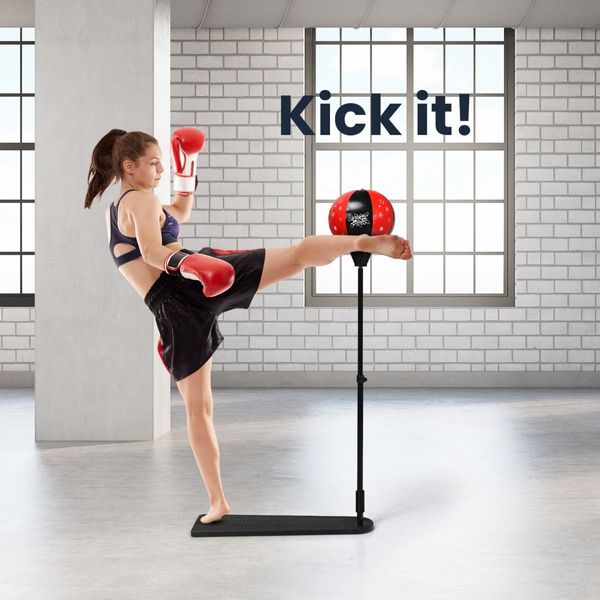 Inflatable Boxing Ball with Boxing Gloves & Air Pump for Kid