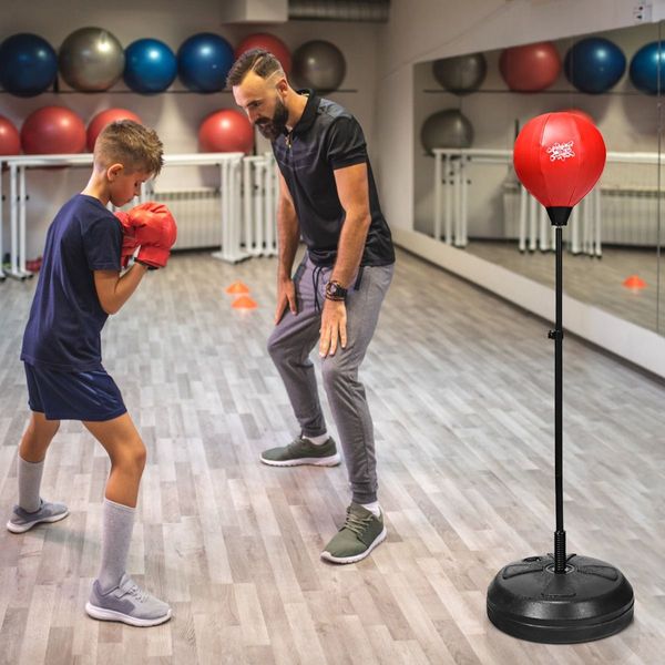 Punch Boxing Set with Adjustable Height for Children/Adults