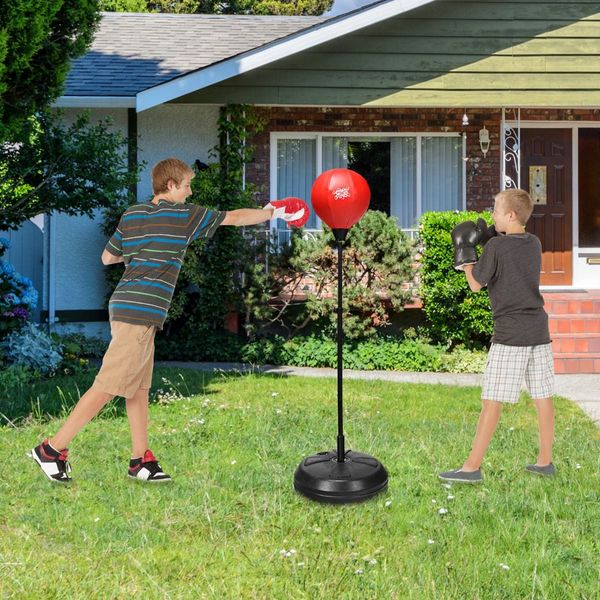 Punch Boxing Set with Adjustable Height for Children/Adults