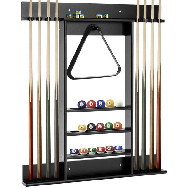 Wall Mounted Billiard Stick Holder for Club/Bar