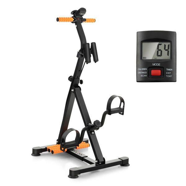 Pedal Exercise Bike with Massage & Adjustable Design for Seniors