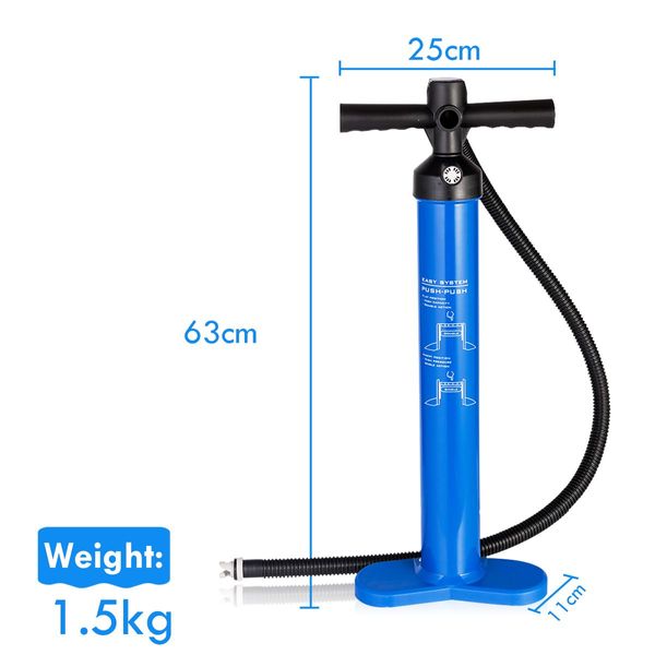 High Pressure SUP Hand Pump with Max 29psi for Inflatable SUP Board