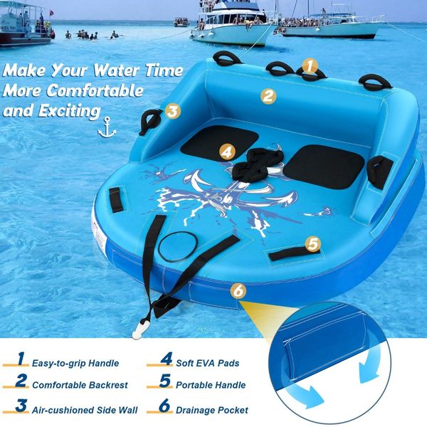 Inflatable Water Sport Towables for Towing Rider