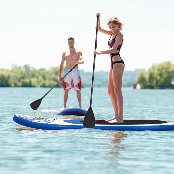 Portable Surfboard with Premium Sup Accessories & Adjustable Paddle for Fishing & Yoga