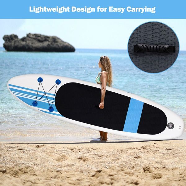 Inflatable Water Yoga Sup with Adjustable Paddle for Youth and Adult