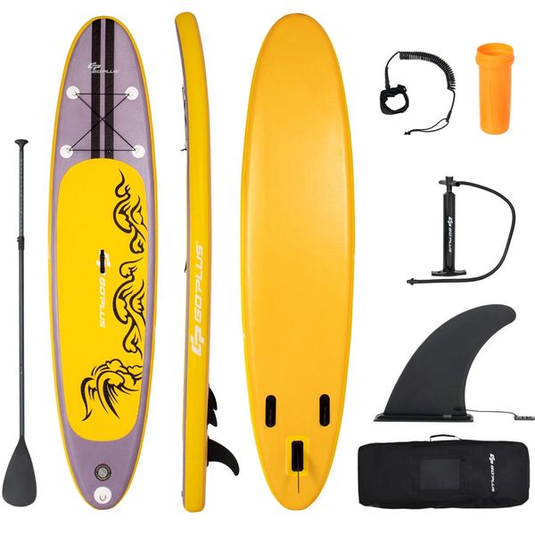 Inflatable SUP Board Set with High Pressure Paddle Board