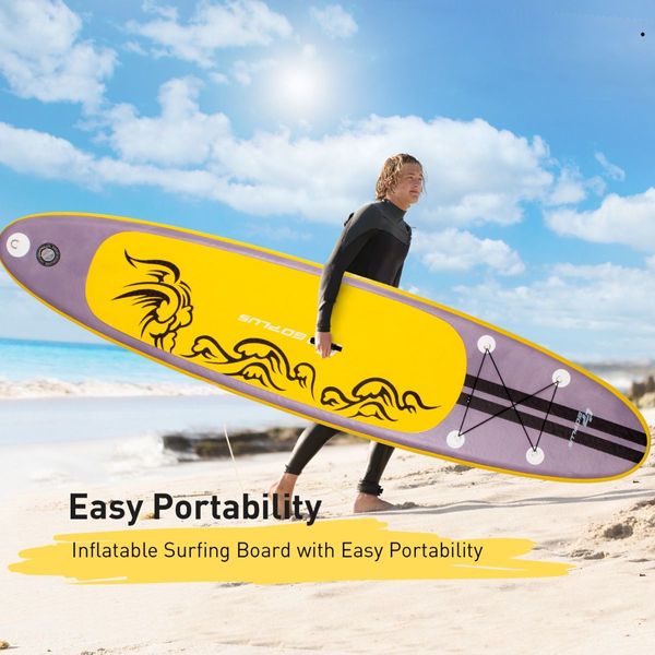 Inflatable SUP Board Set with High Pressure Paddle Board