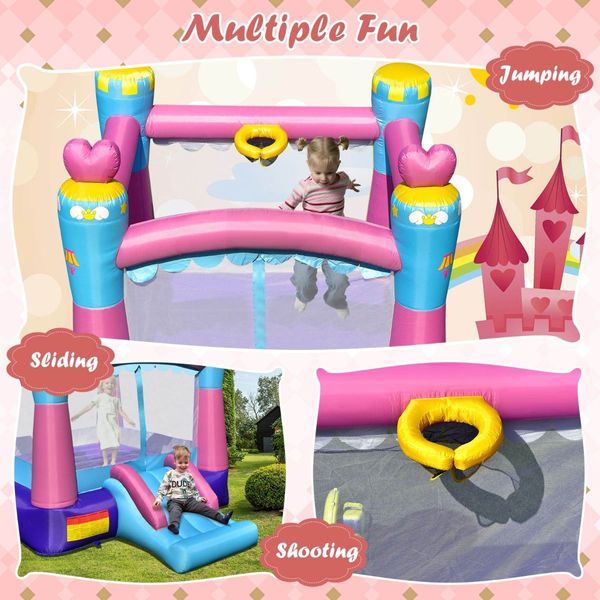 Princess Theme Inflatable Castle with Jumping Area without Blower