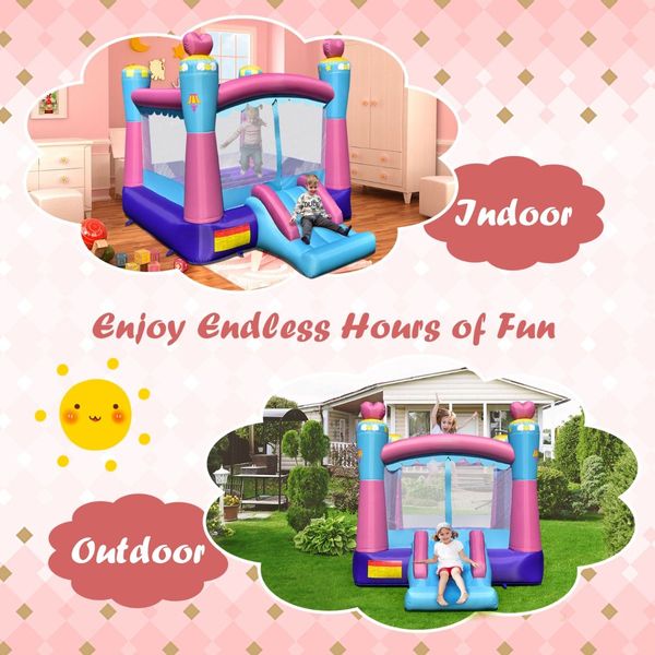 Princess Theme Inflatable Castle with Jumping Area without Blower