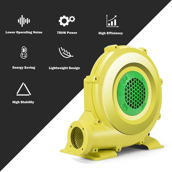 750W Commercial Air Blower Pump Fan for Inflatable Bounce House