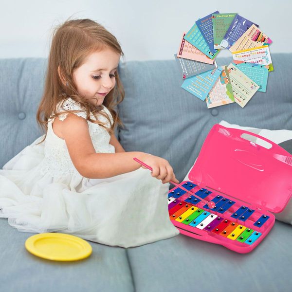 25 Note Xylophone with suitcase-like outlook for Kids